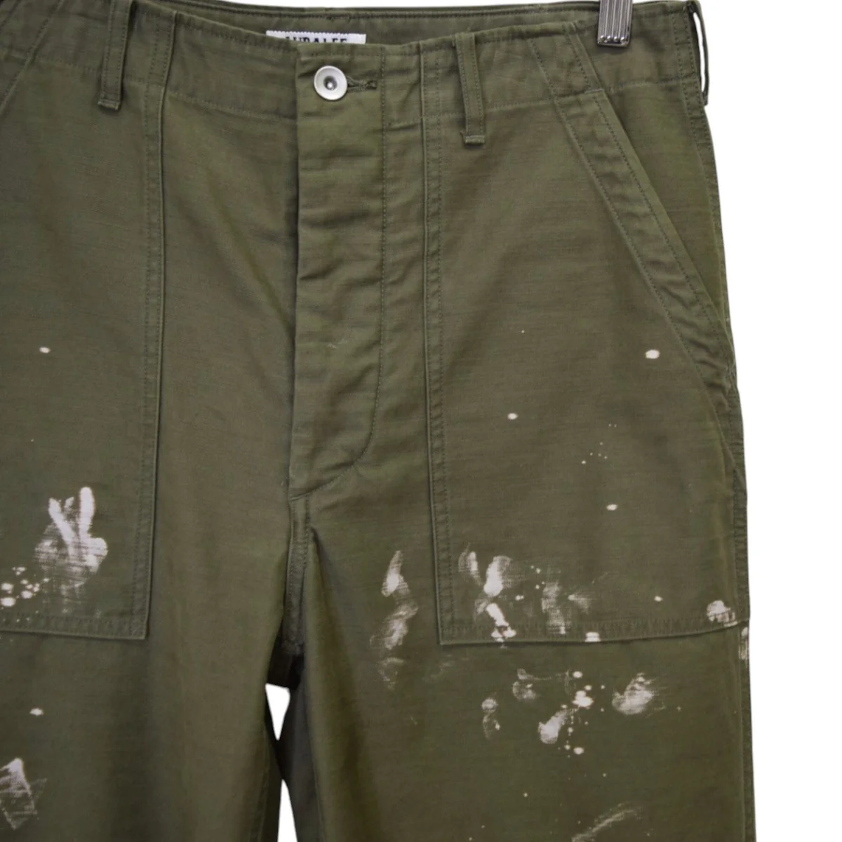 WASHED BAGGY SATIN BLEACHED BAKER PANTSバギーブリーチベイカーパンツA25AP01BP - Image 4