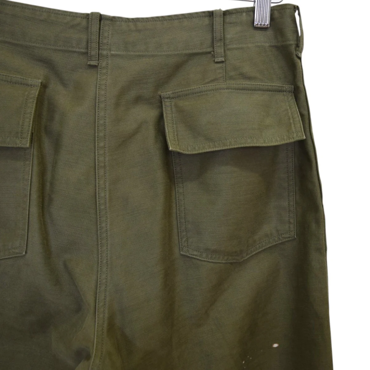 WASHED BAGGY SATIN BLEACHED BAKER PANTSバギーブリーチベイカーパンツA25AP01BP - Image 5