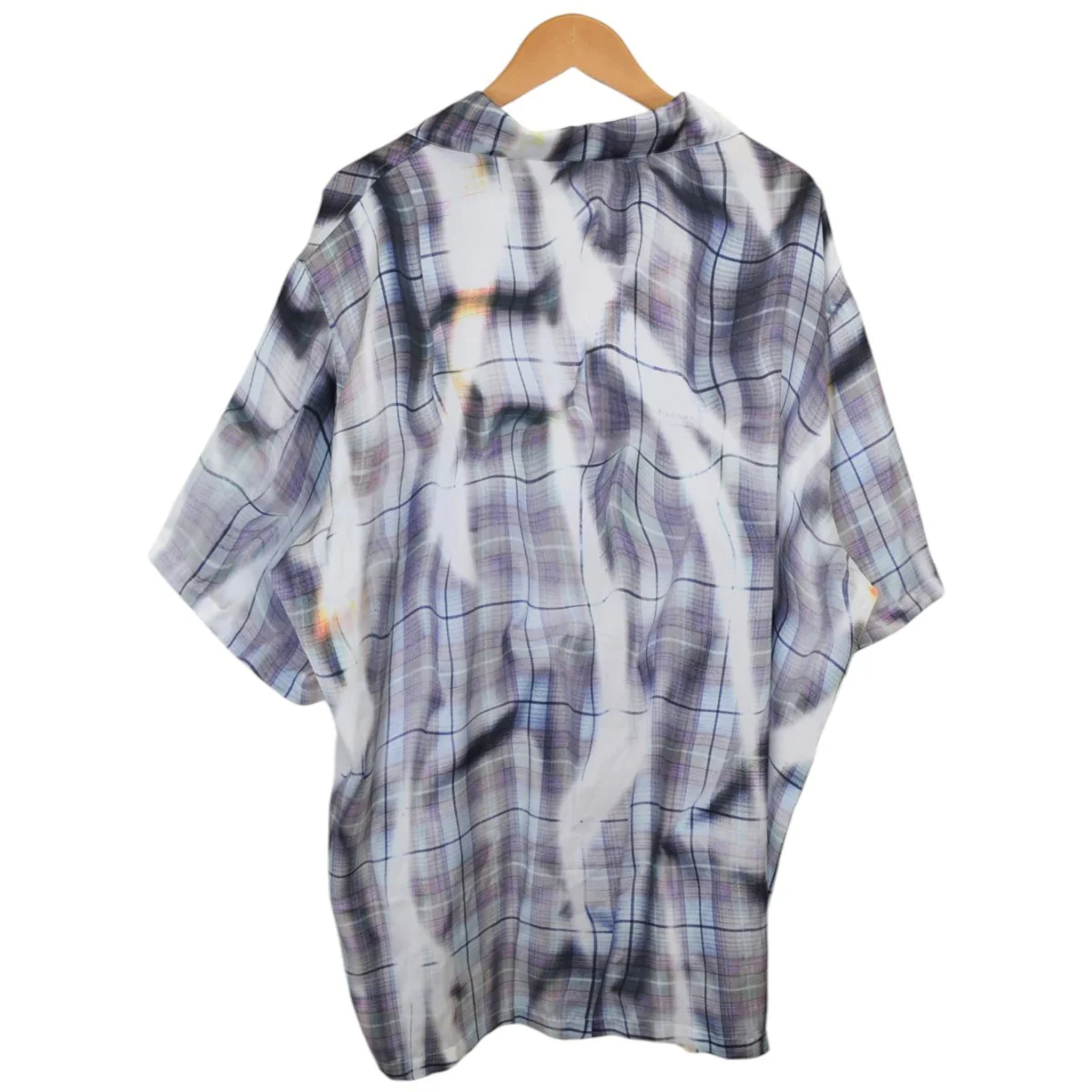 Sun Bleach Check Print S／S ShitチェックプリントS／Sシャツ - Image 2