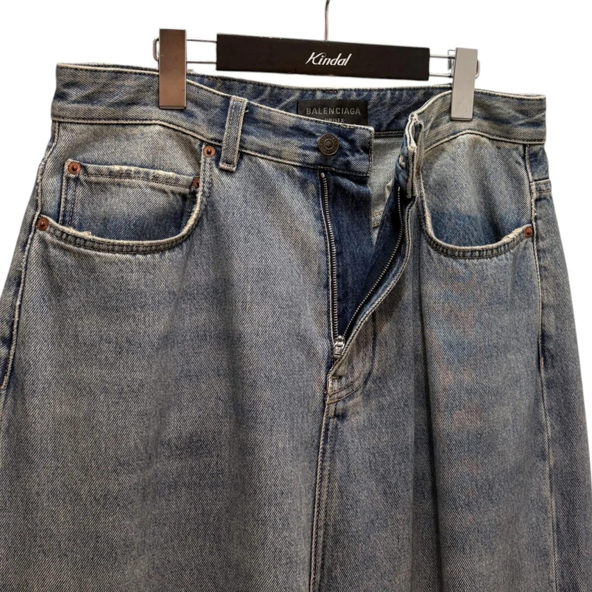 Low Crotch Jeans ワイドデニムパンツ PD47 706652 TJW95 2204 - Image 3