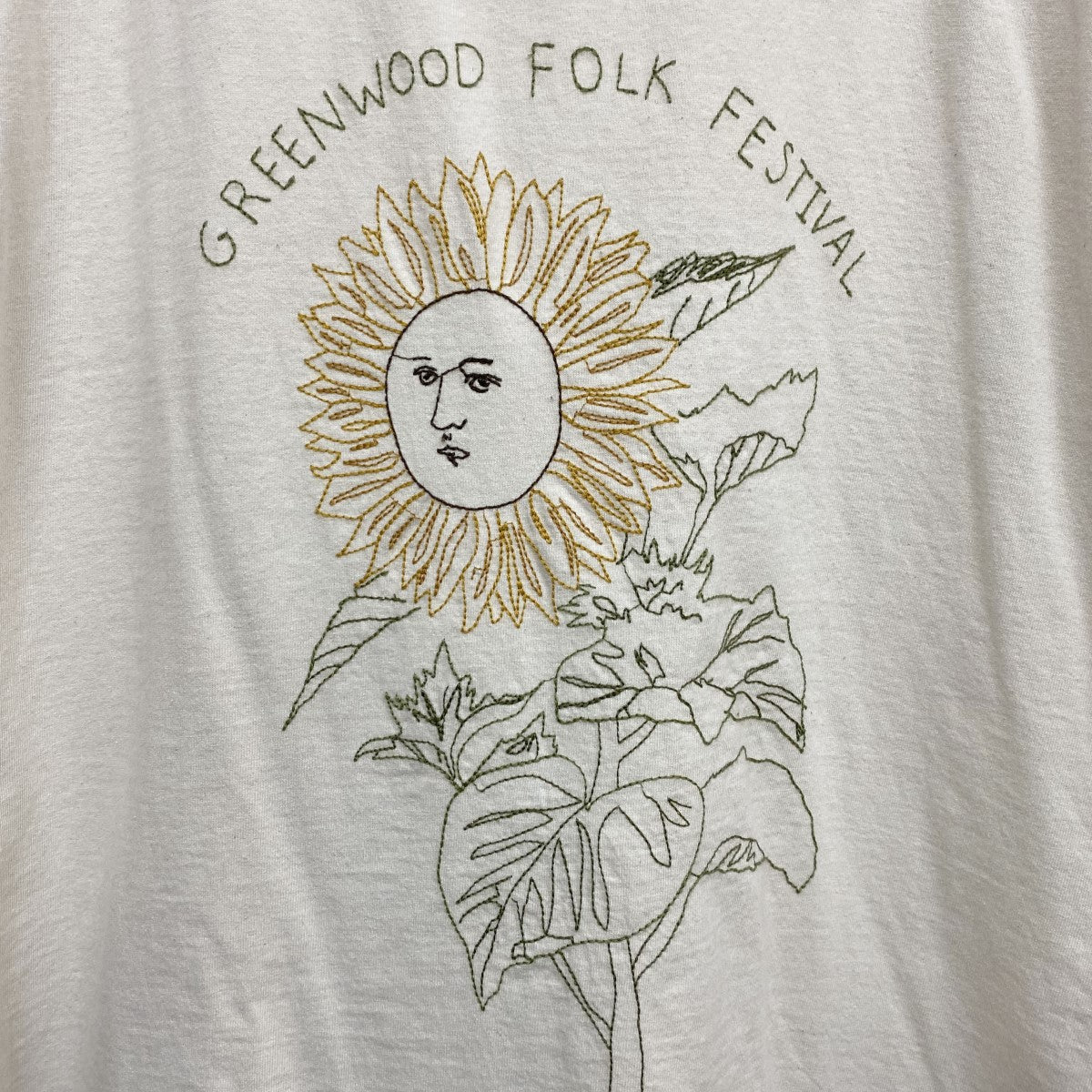 24SSGREENWOOD TEE刺繍Tシャツ - Image 4