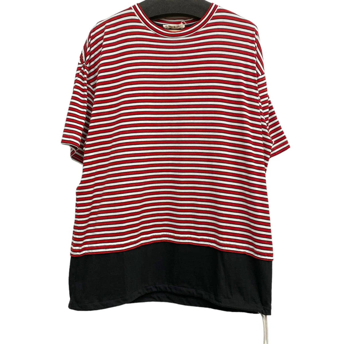 20SSボーダーロゴ／バイカラーTシャツ - Image 2