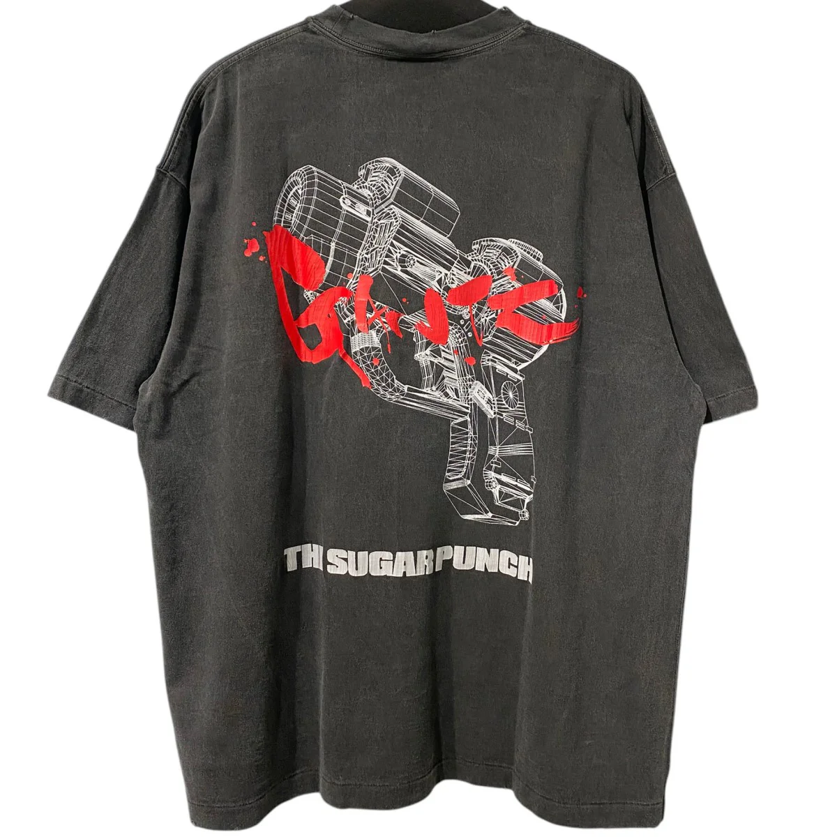GANTZ S/S T-SHIRT USEDヴィンテージ加工岸本恵プリントTシャツGANTZ S/S T-SHIRT - Image 2