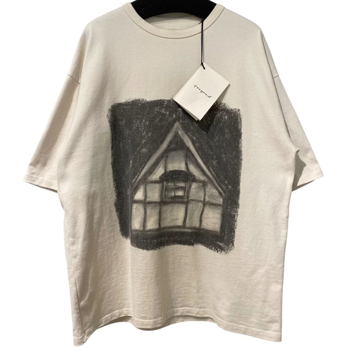 21AWThe Shearer T-Shirt Organic JerseyオーガニックコットンオーバーサイズプリントTシャツ - Image 4
