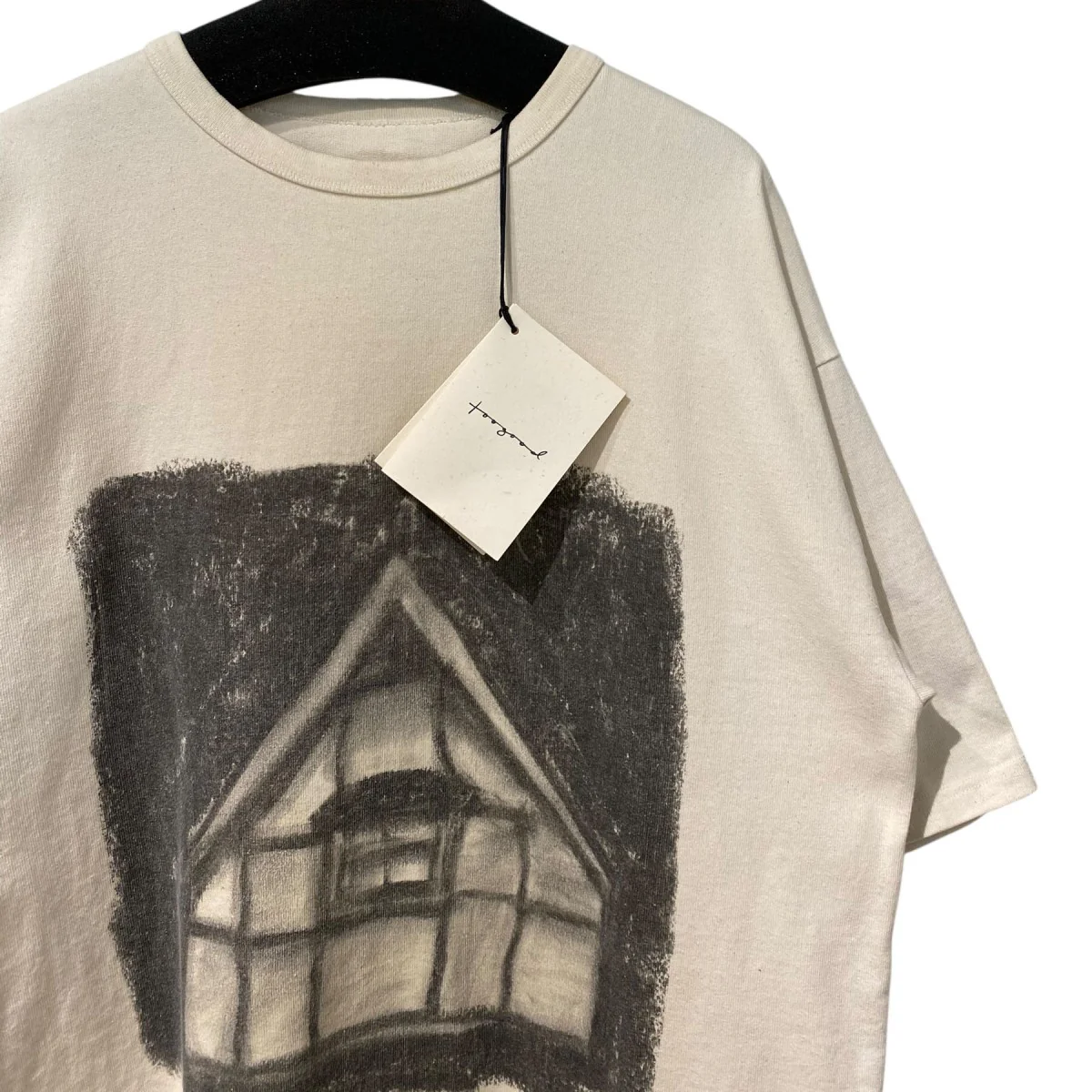 21AWThe Shearer T-Shirt Organic JerseyオーガニックコットンオーバーサイズプリントTシャツ - Image 5