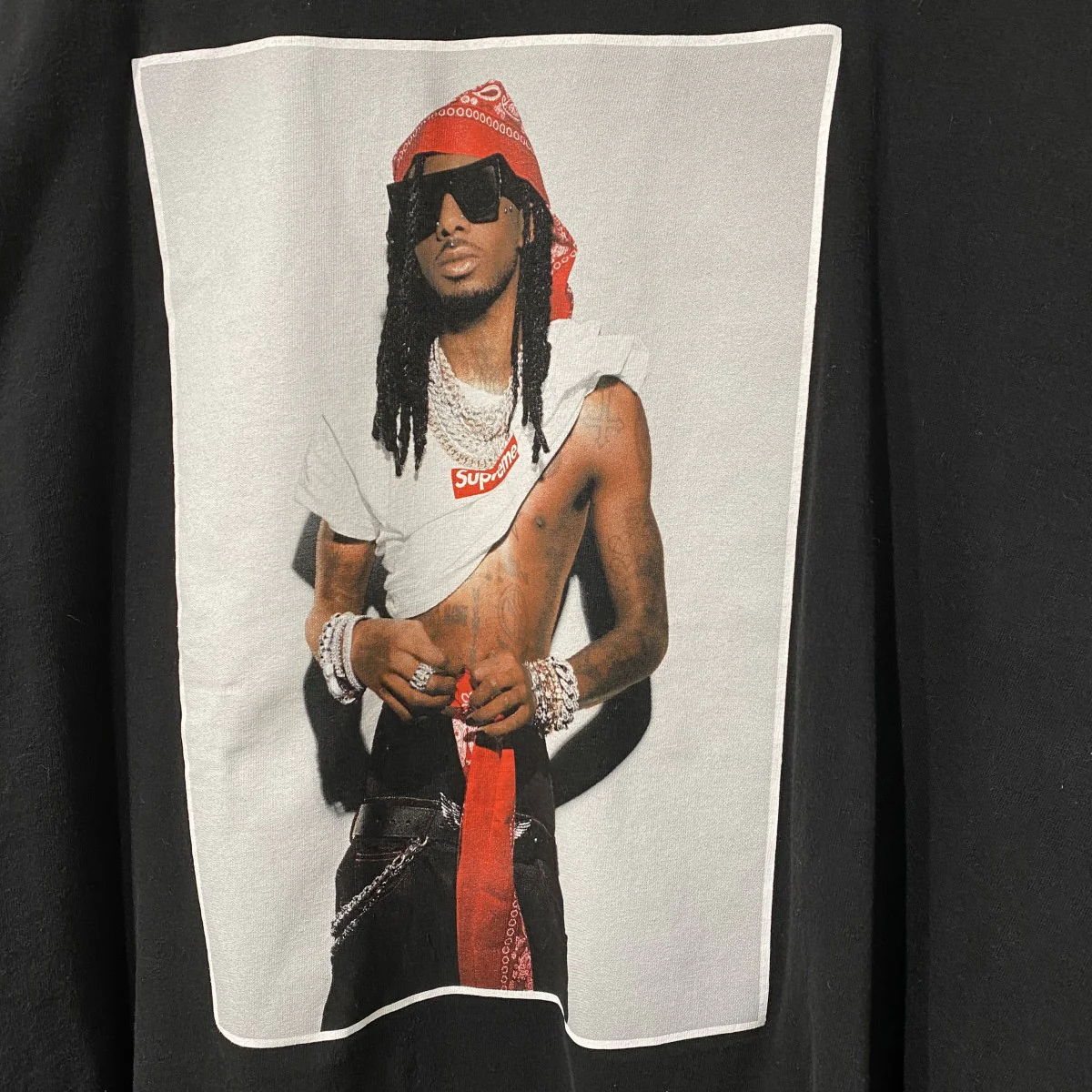 25FWPlayboi Carti TeeフォトプリントTシャツ - Image 4