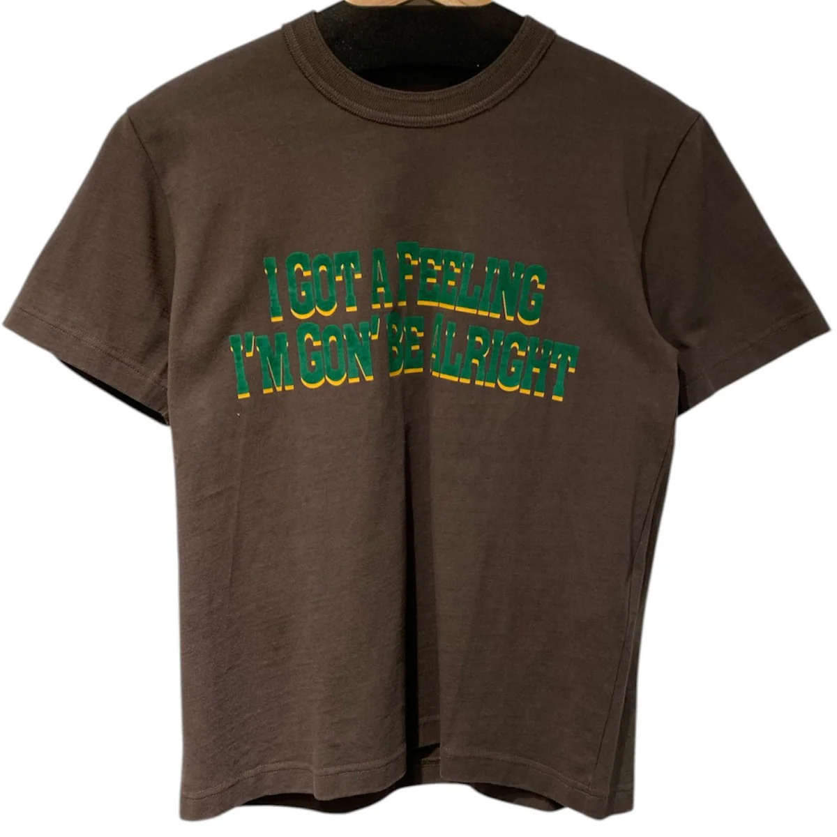 23SSFlock Print T-ShirtフロックプリントTシャツ23-0527S