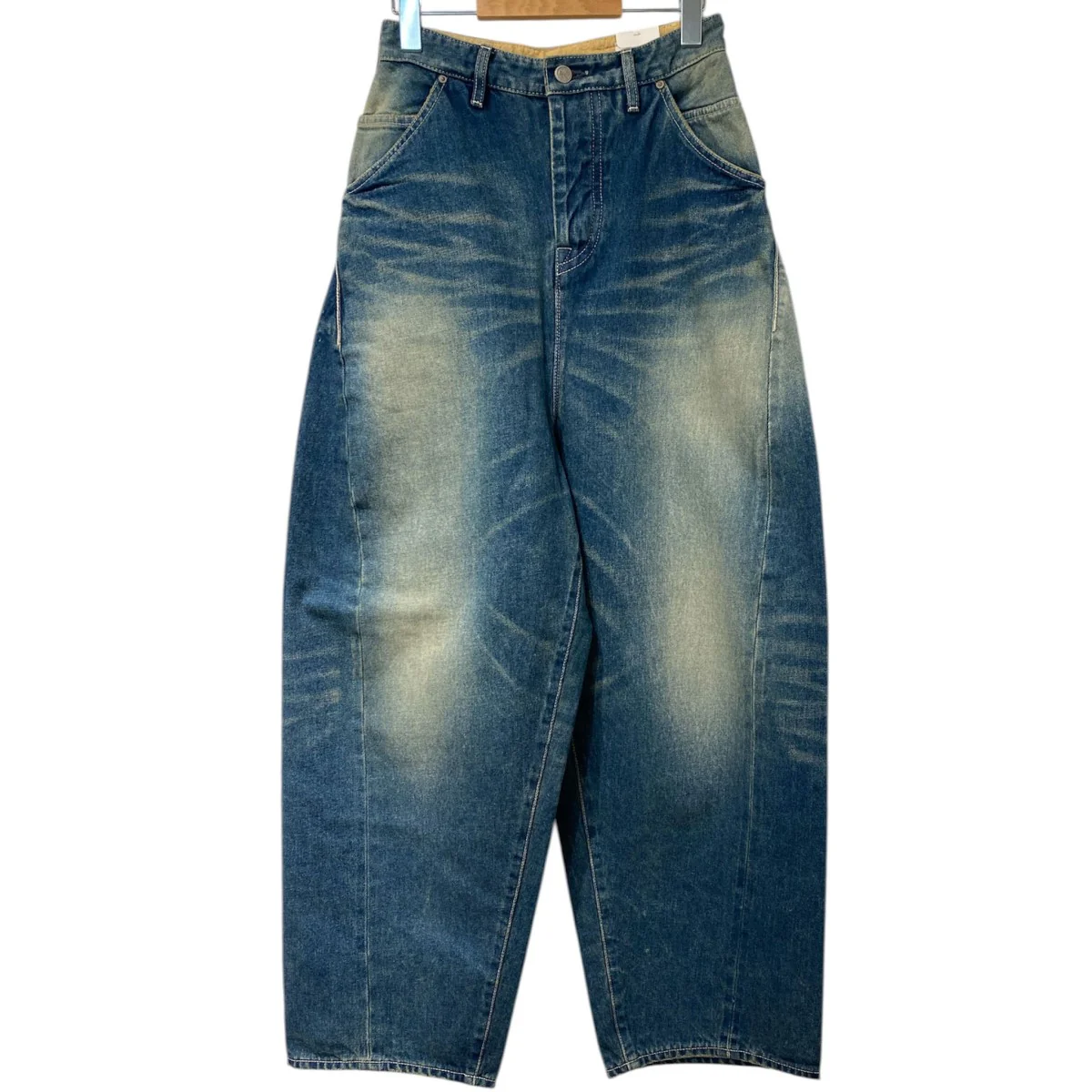 26SSalways バルーンワイドデニム USED加工サルエルバギーパンツ - Image 2