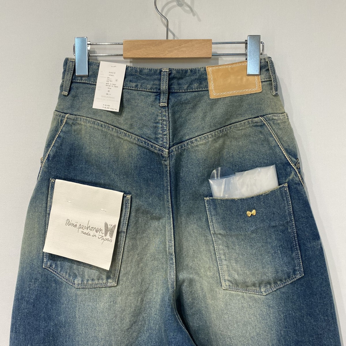 26SSalways バルーンワイドデニム USED加工サルエルバギーパンツ - Image 3