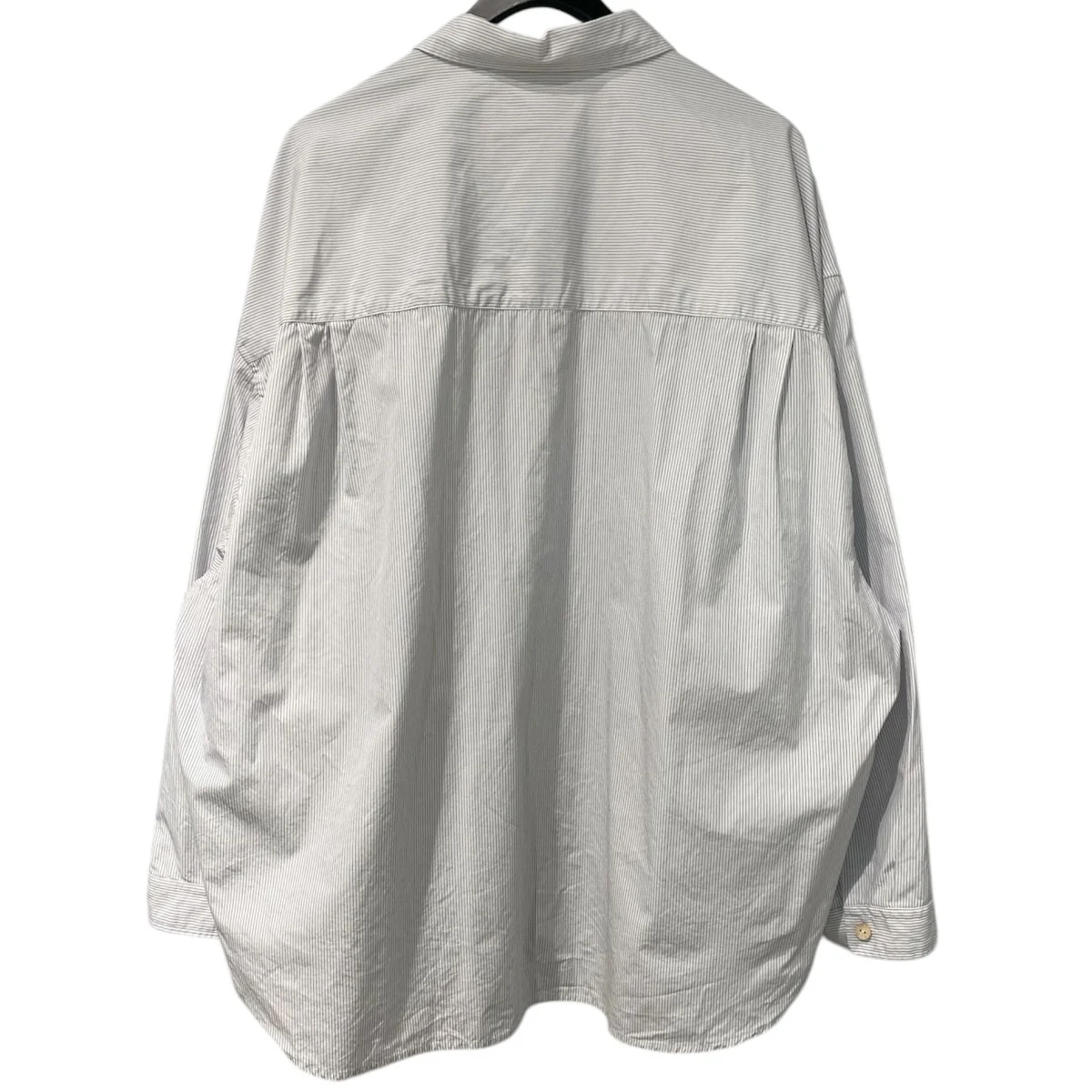 Wrist Patch Wide Shirt/Stripeオーバーサイズストライプシャツ - Image 3