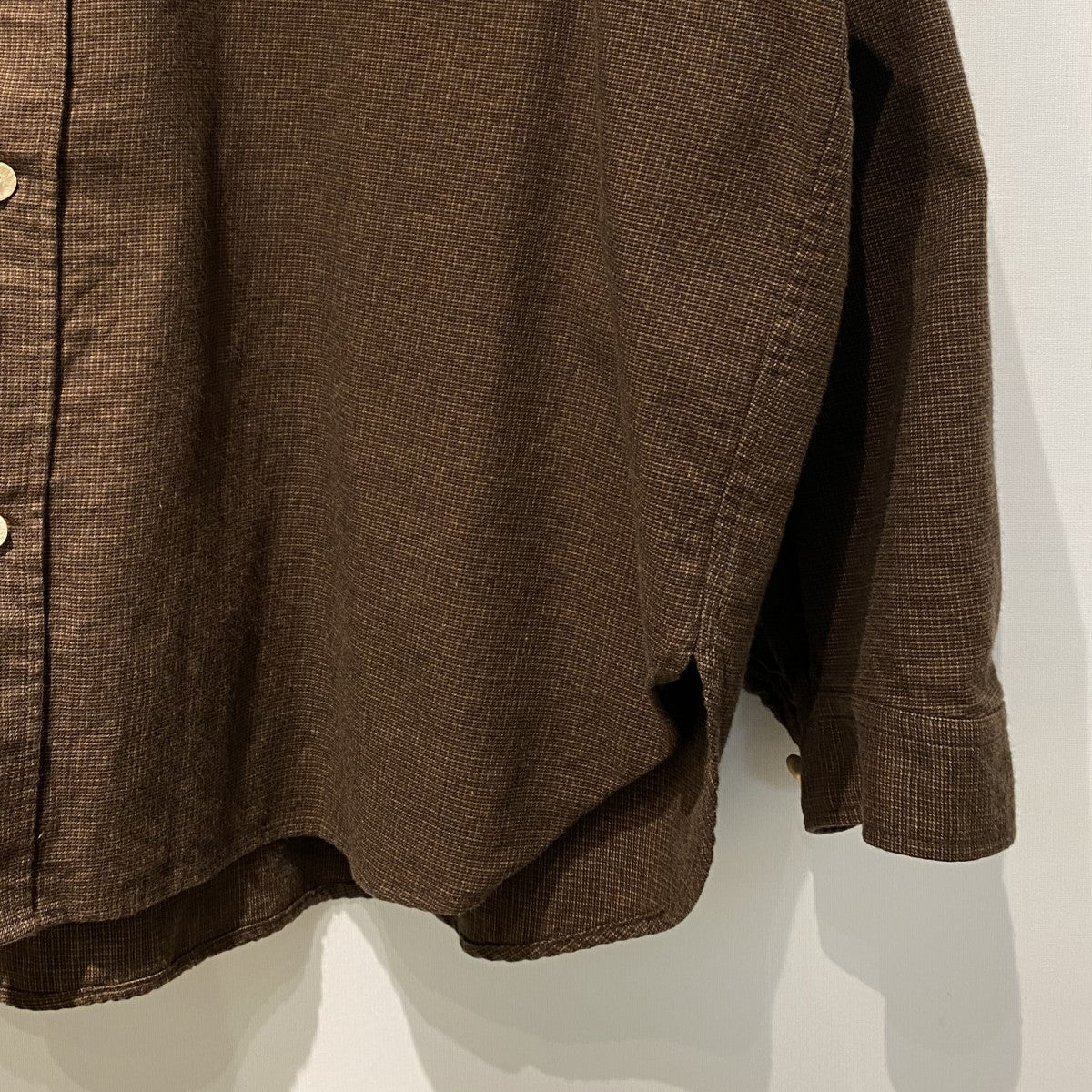 Wrist Patch Wide Shirt/Checkオーバーサイズチェックシャツ - Image 5