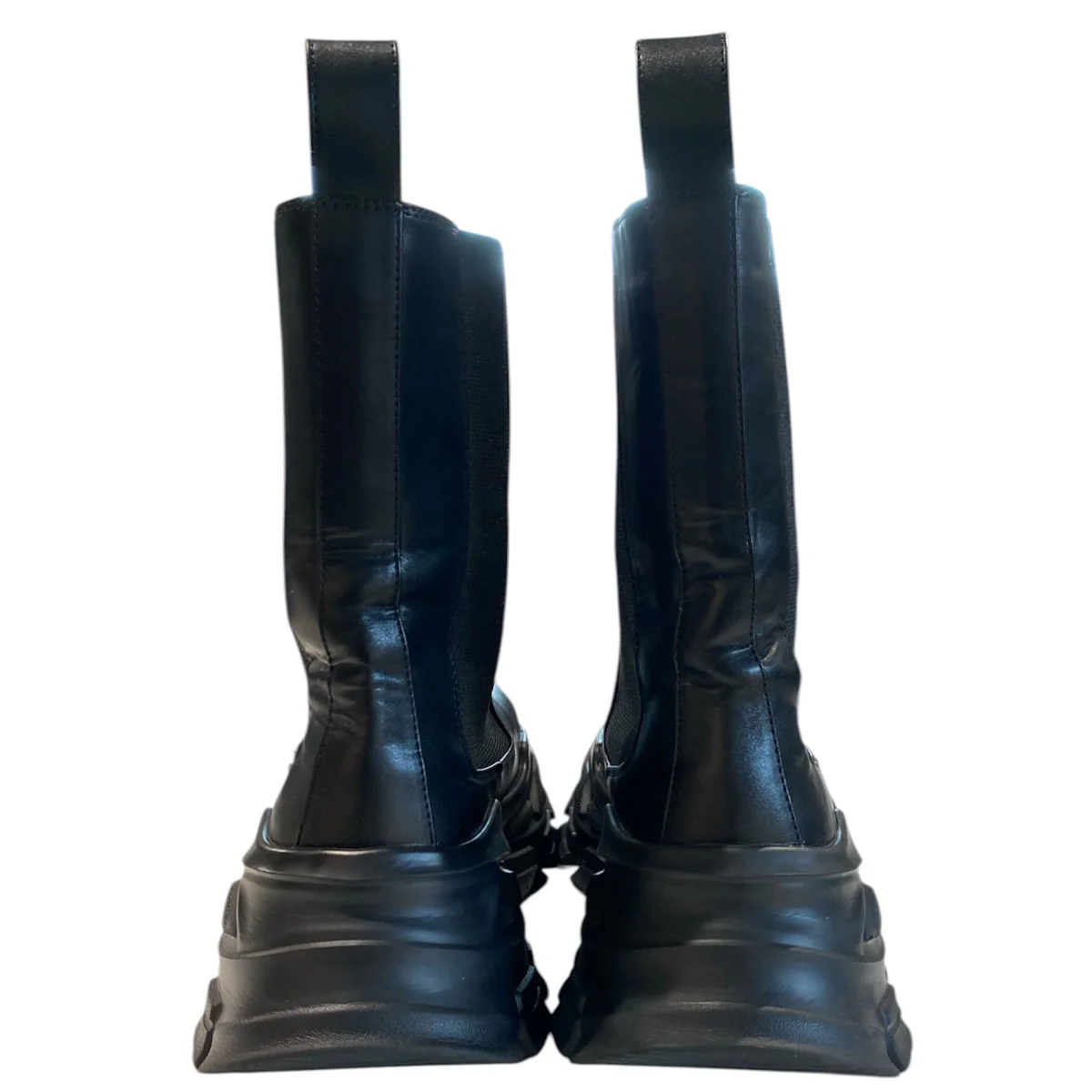 25AWTrack Sole Short Boots 合皮フェイクレザーサイドゴアブーツ - Image 4
