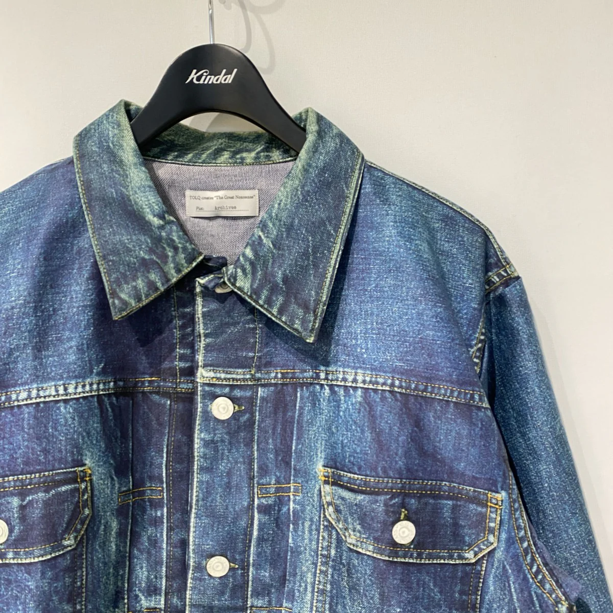 Trompe L’oeil Printed Jacket 1950 Type-2 T-Back 2nd転写ジャケットTA-2004 - Image 4