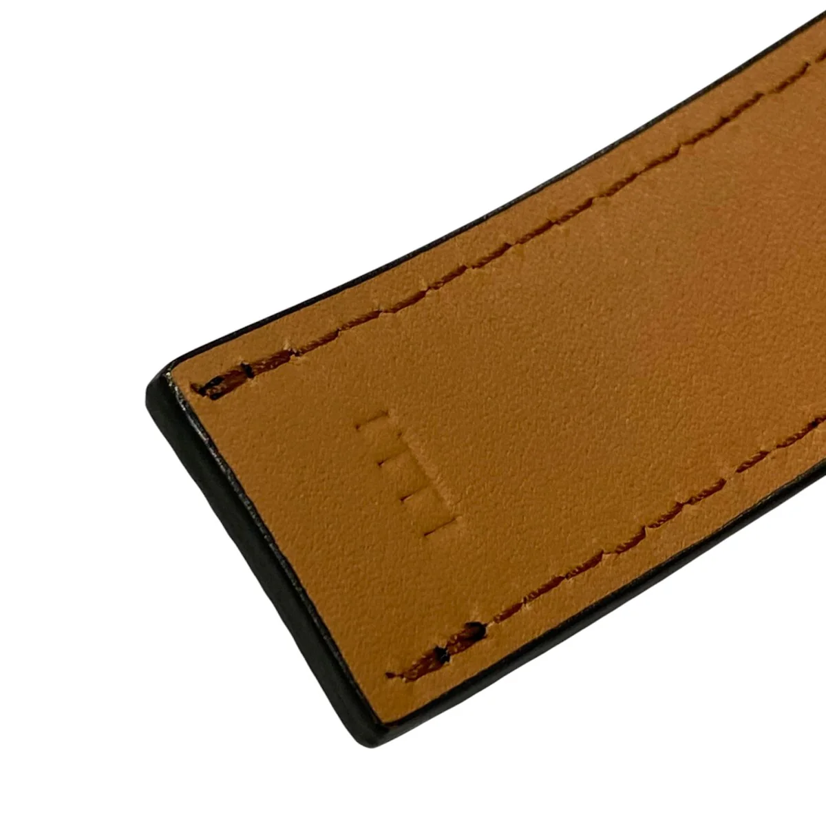 HERRIE HOLELESS BELT/DIPLO FJORDローラーバックル式レザーガチャベルト - Image 6