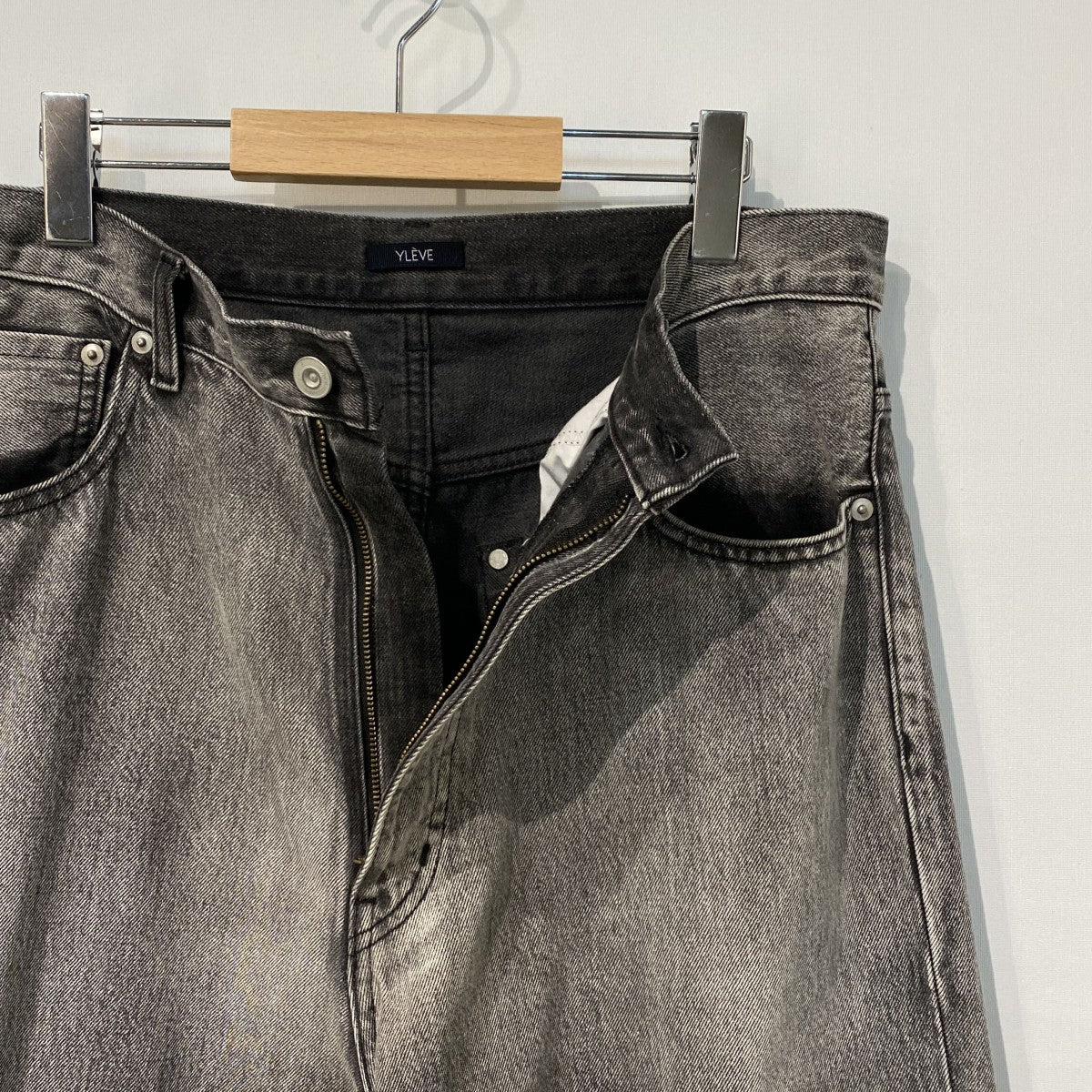 13．5oz DENIM BAGGY FADE USED加工バギーワイドデニムパンツ - Image 5