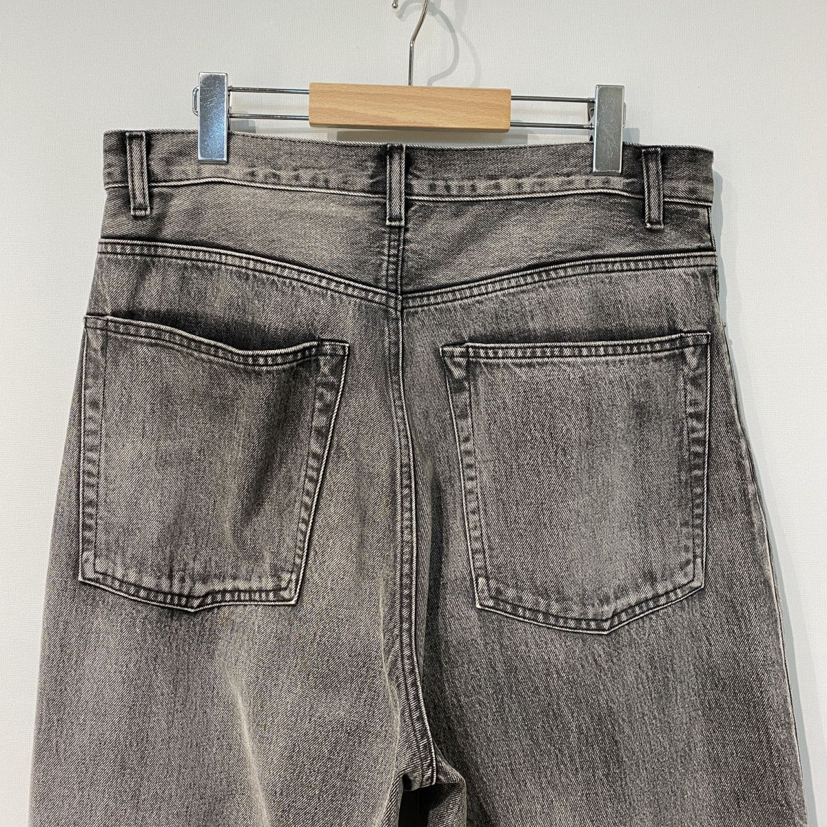 13．5oz DENIM BAGGY FADE USED加工バギーワイドデニムパンツ - Image 6