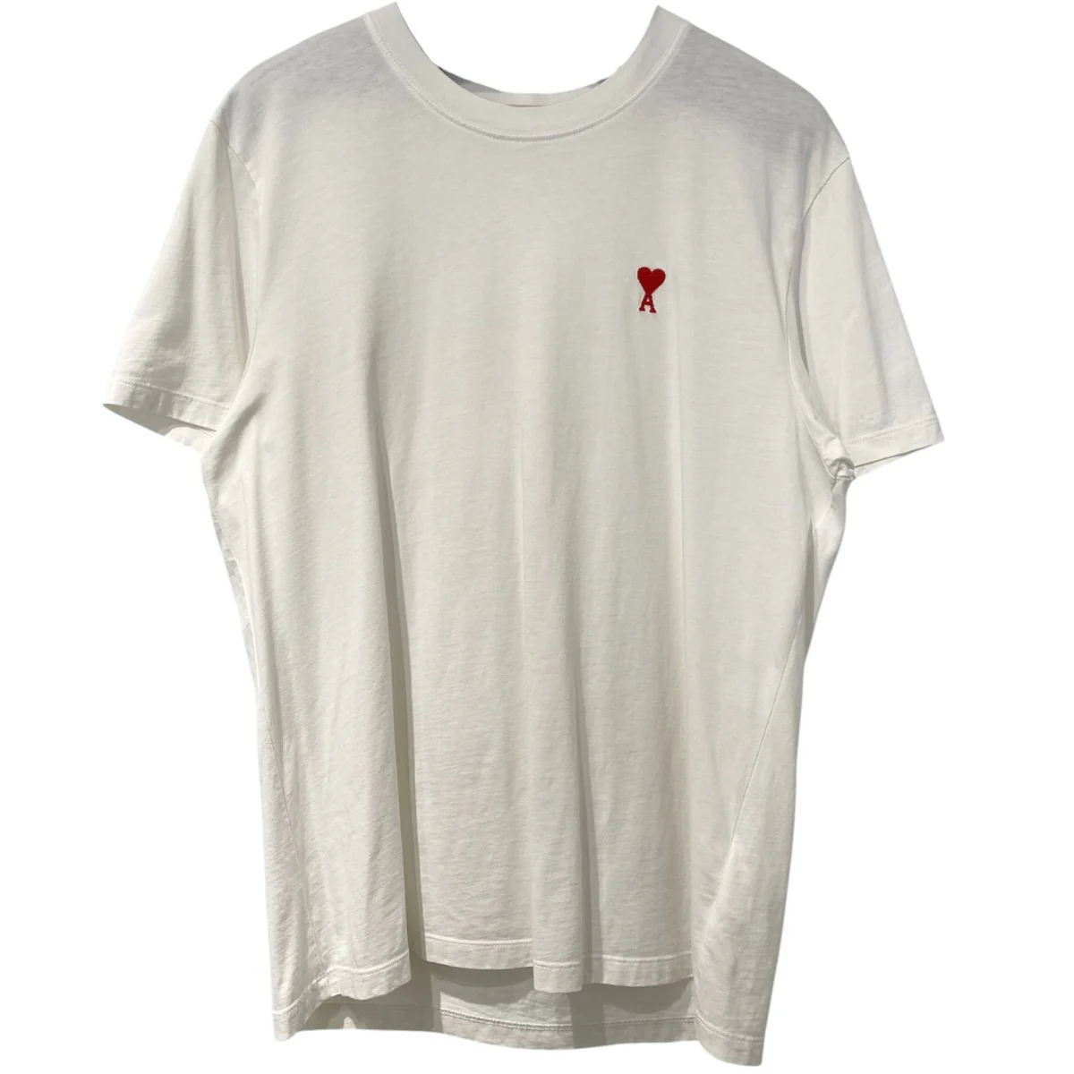 Organic Cotton Ami de Coeur T-shirtアミドゥクール刺繍Tシャツ