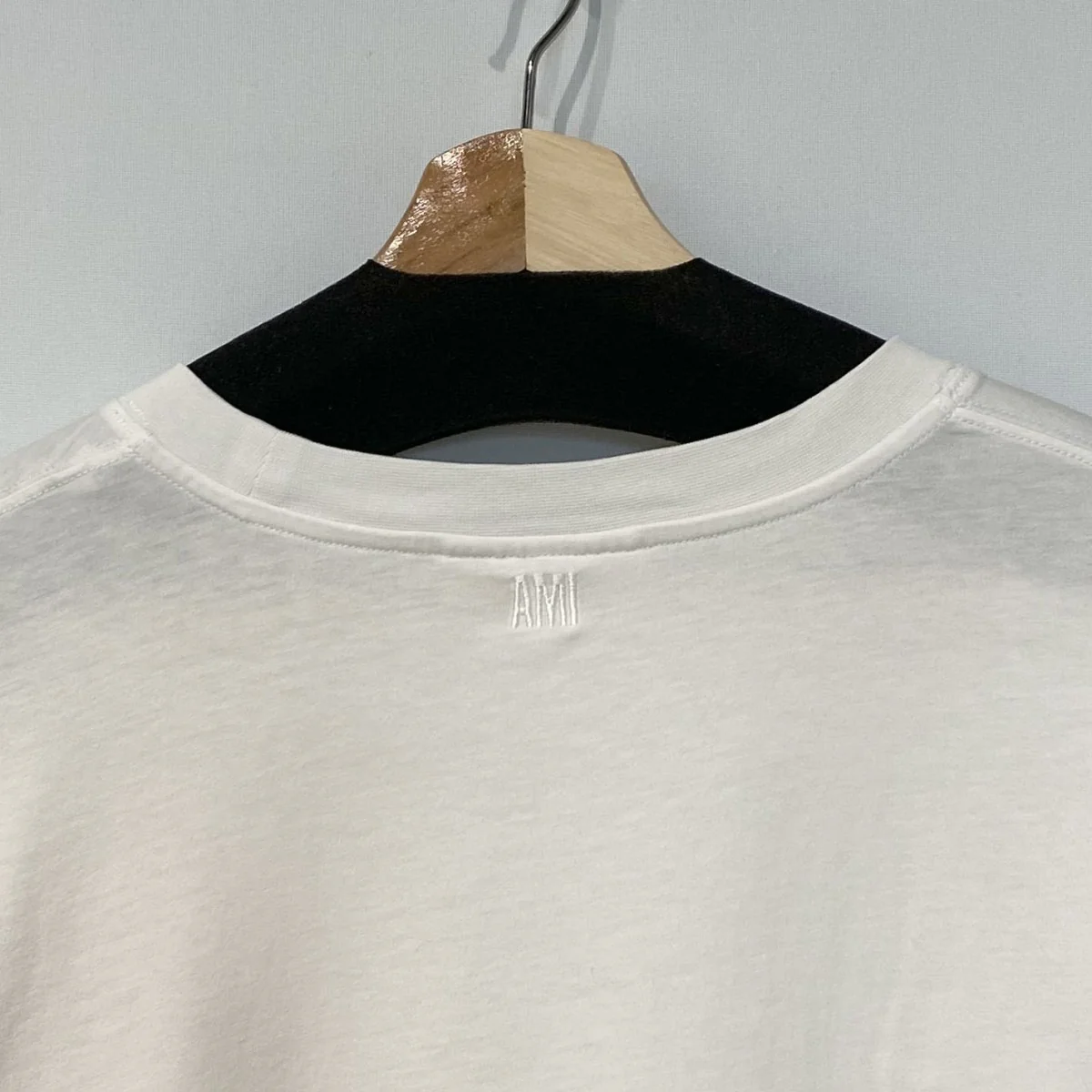 Organic Cotton Ami de Coeur T-shirtアミドゥクール刺繍Tシャツ - Image 5