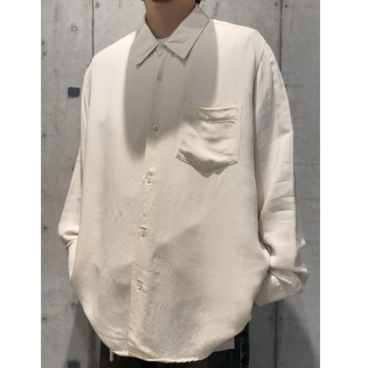 Oversized Rayon Shirtsオーバーサイズレーヨンシャツ - Image 2