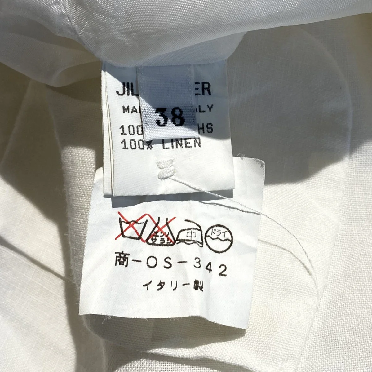 ＋ライン初期LINEN VESTリネンベスト - Image 6