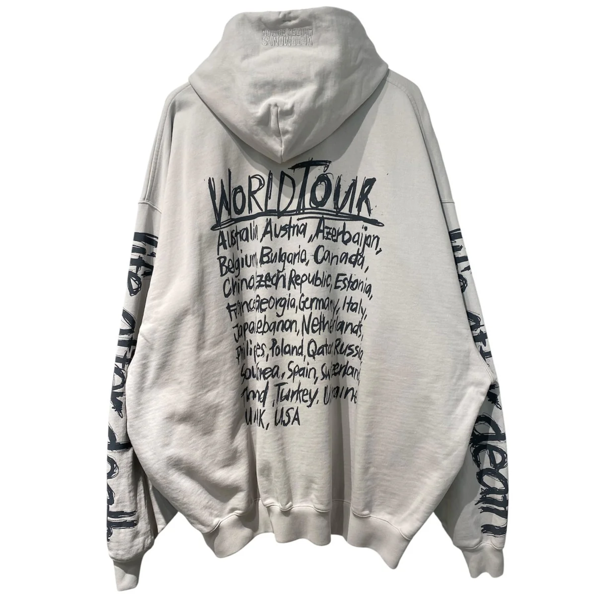 23AWWorld Tour Logo HoodieワールドツアーロゴフーディパーカーUE54HD600W - Image 3