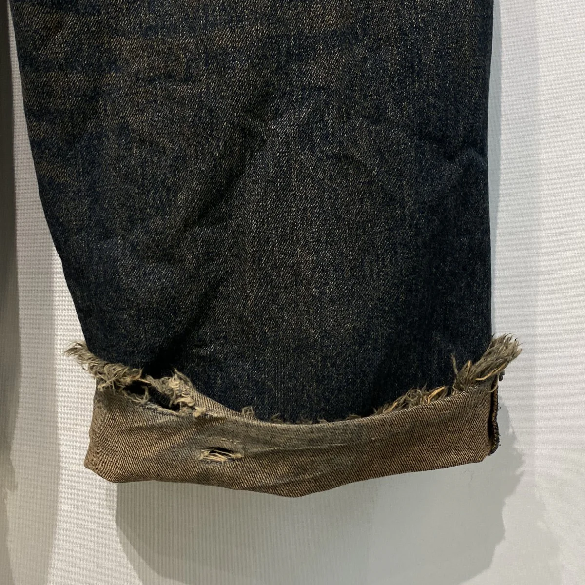 24AWPartly Huge Design Pants Vintageヴィンテージカットオフ加工バギーデニムパンツ - Image 10