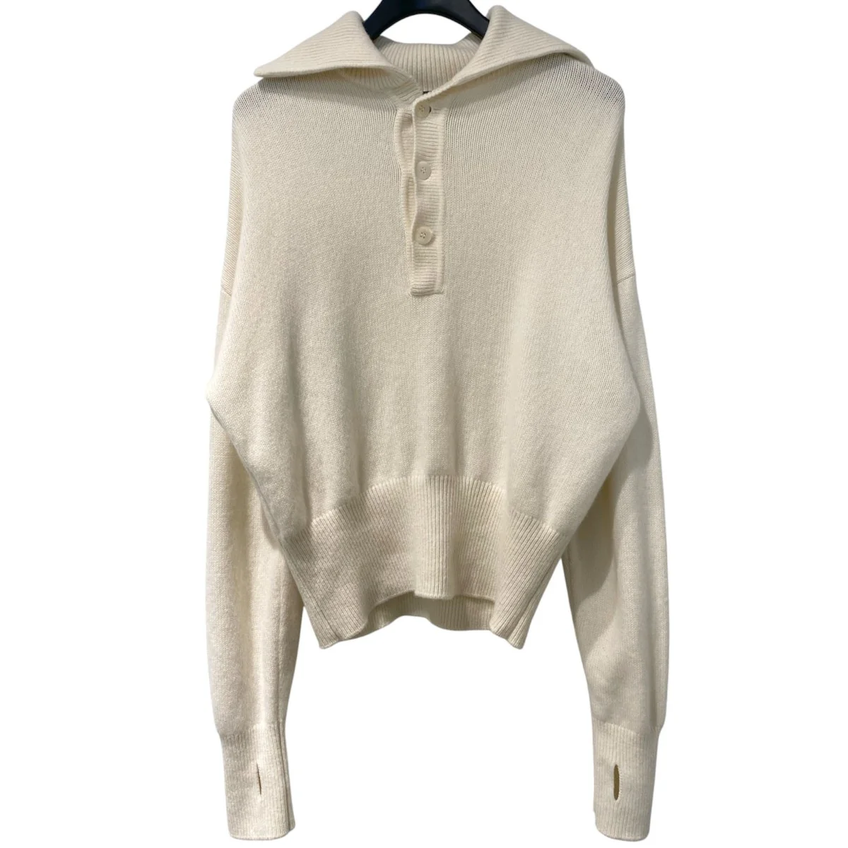 25AW別注SAILOR COLLAR KNITセーラーカラーオーバーサイズニットカーディガン