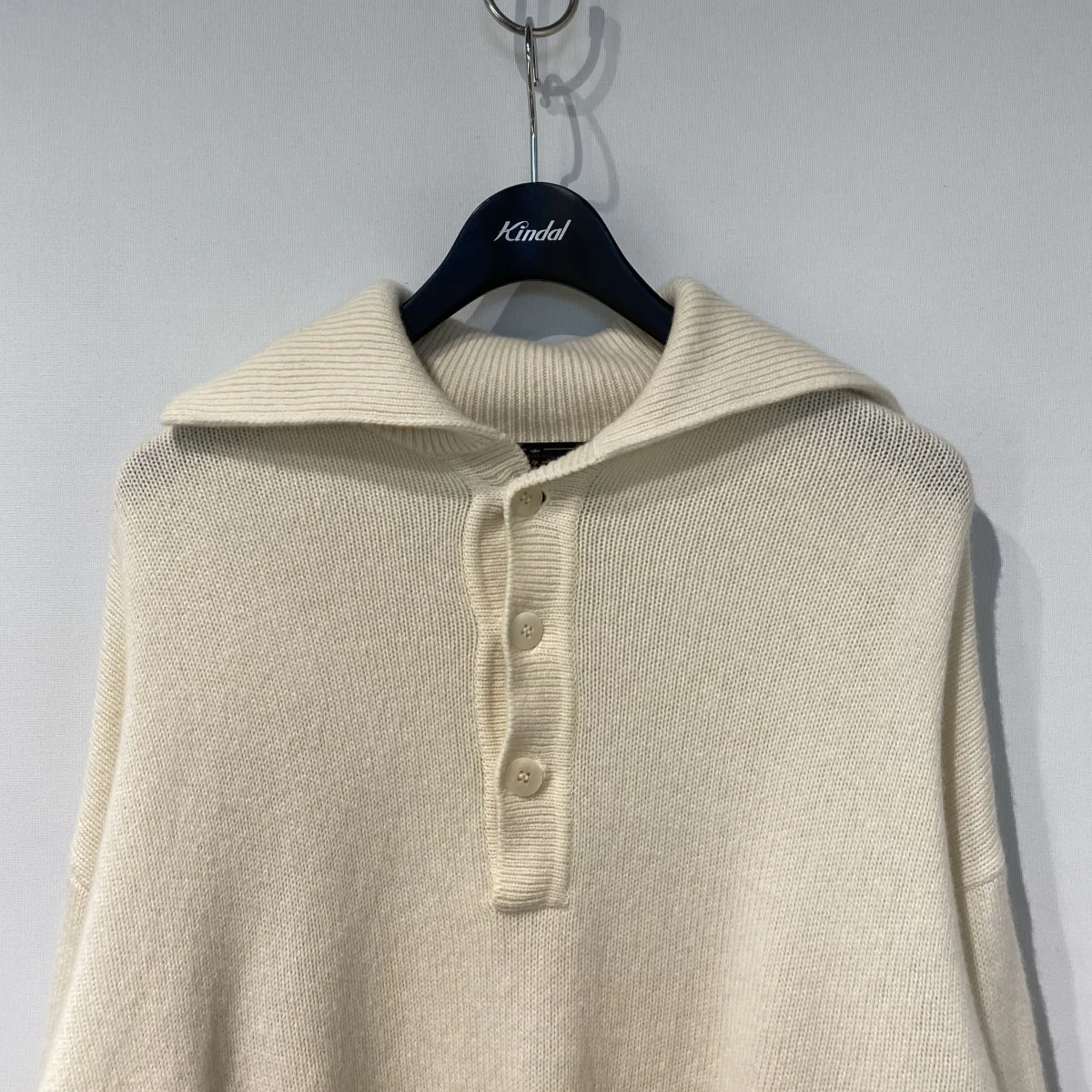 25AW別注SAILOR COLLAR KNITセーラーカラーオーバーサイズニットカーディガン - Image 3