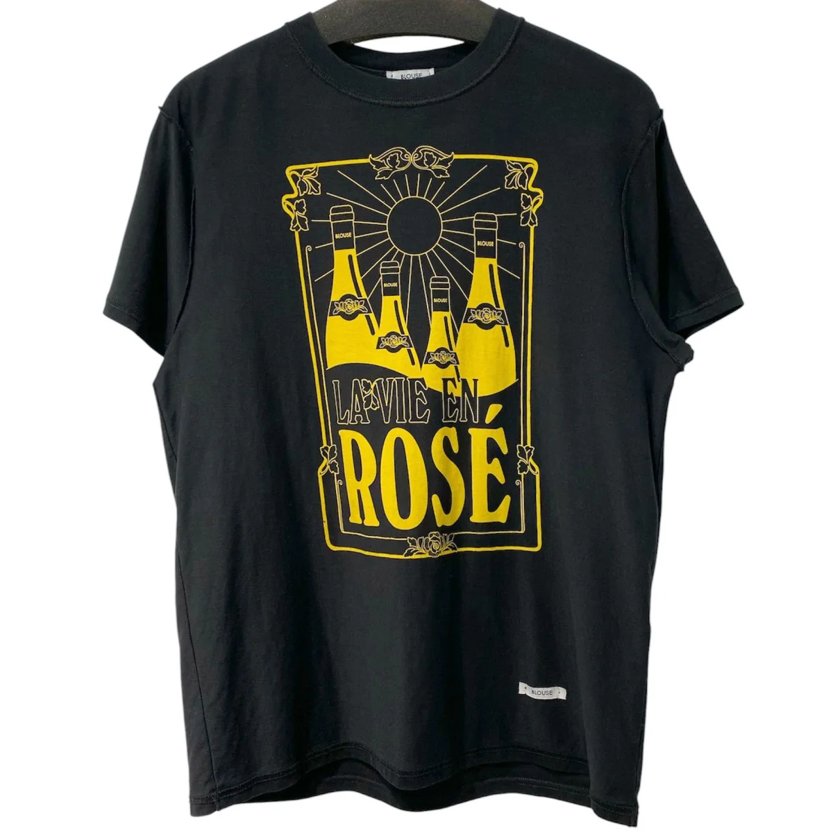 Insideout La Vie En Rose T-Shirtインサイドアウトバラ色の人生プリントTシャツ