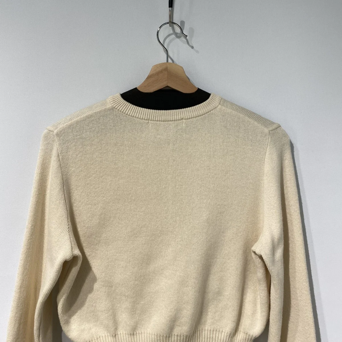 25AWコットンカシミヤクルーカーデ - Image 5