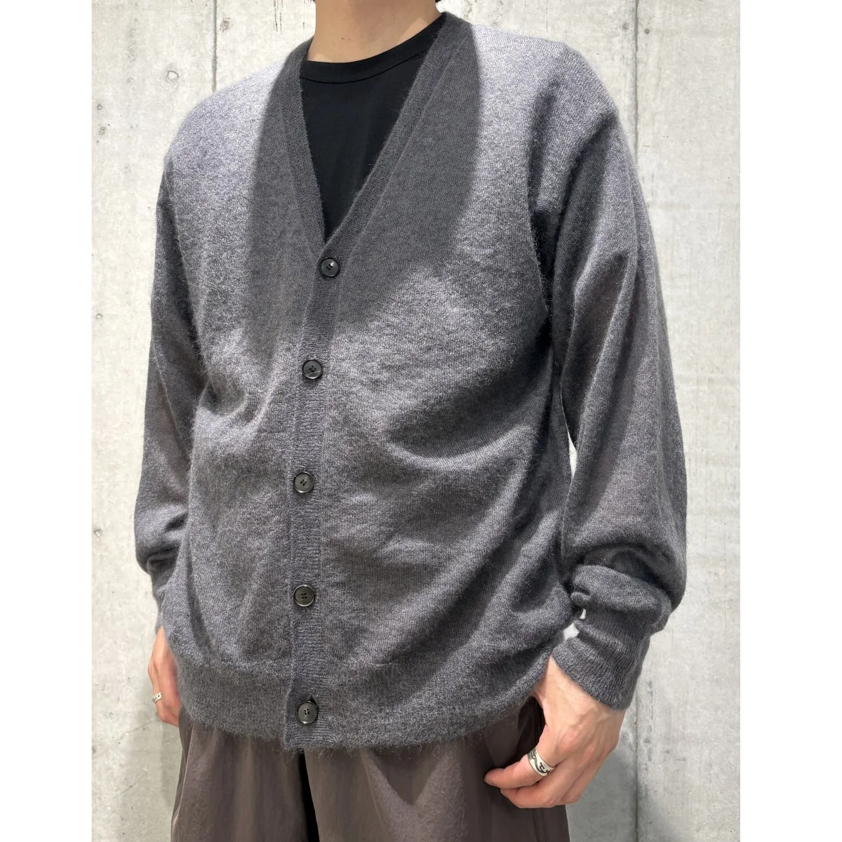 24SSKid Mohair Sheer Knit Cardiganモヘヤカーディガン - Image 2
