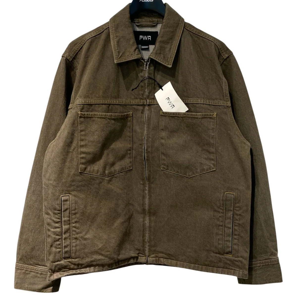 25AWDENIM ZIP-UP JKTデニムZIPウォッシュ加工ジャケット