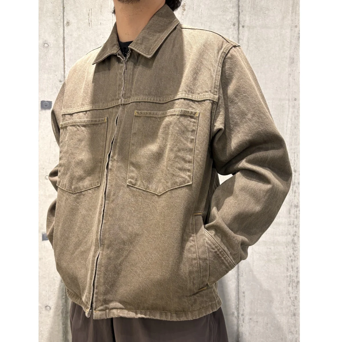 25AWDENIM ZIP-UP JKTデニムZIPウォッシュ加工ジャケット - Image 2