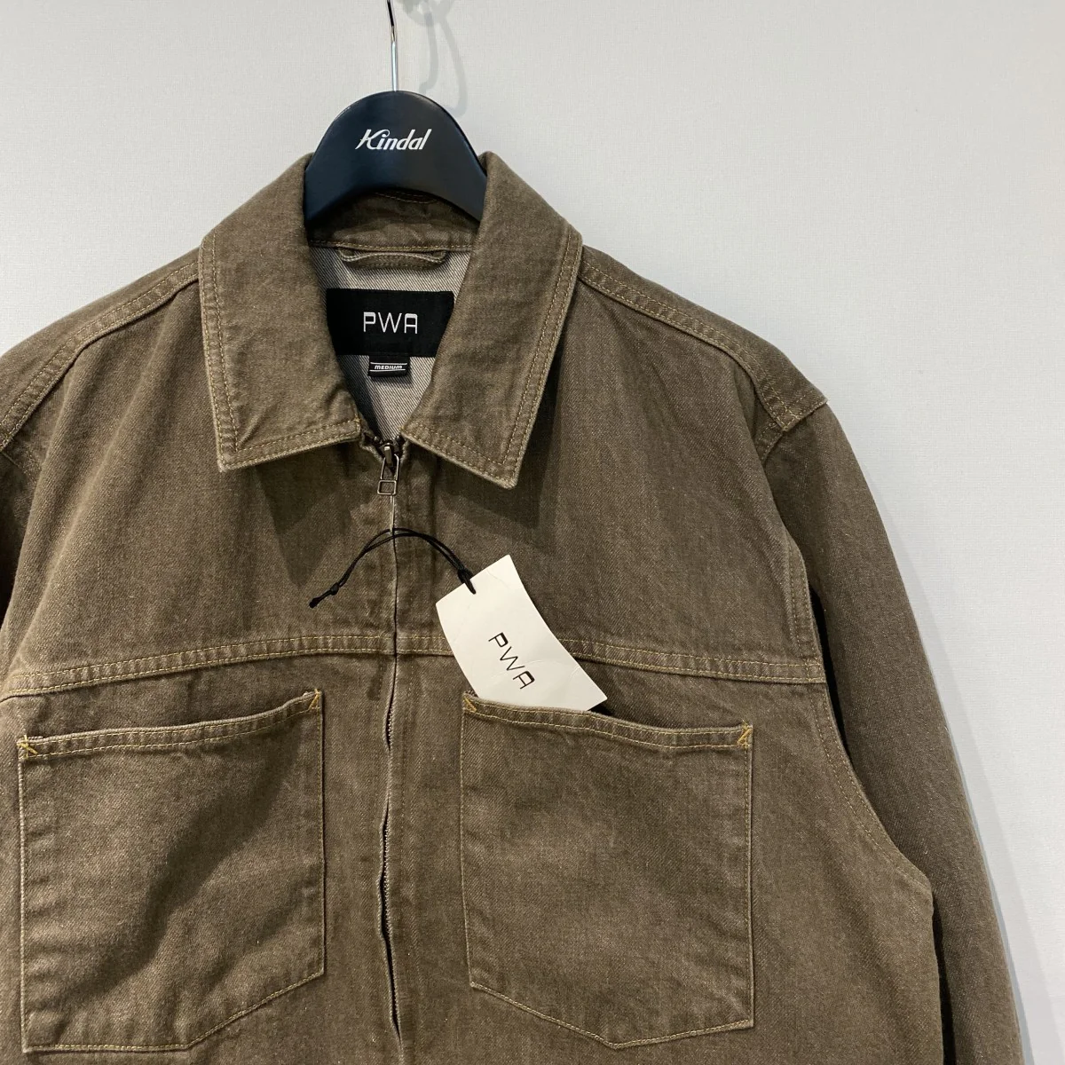 25AWDENIM ZIP-UP JKTデニムZIPウォッシュ加工ジャケット - Image 4
