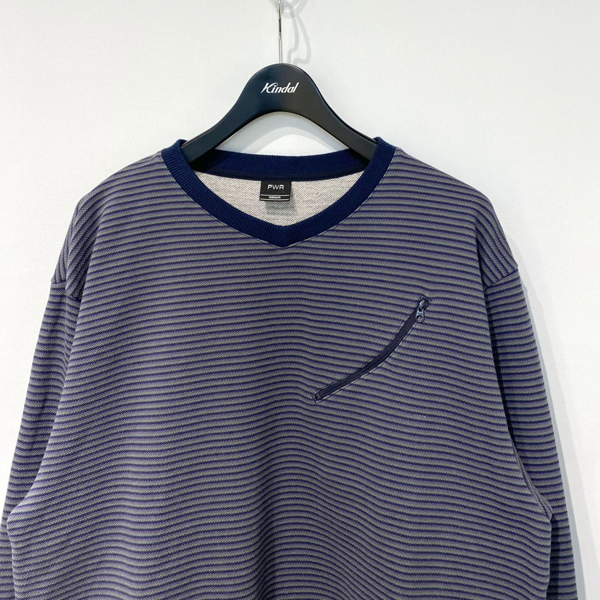 25AWHEAVY KANOKO V-NECK P/Oヘビーカノコボーダートップス - Image 4