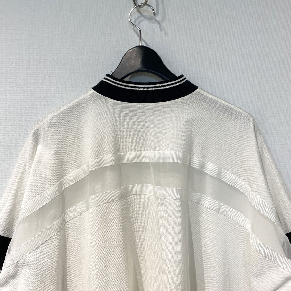 21SSCotton Jersey PulloverオーバーサイズS刺繍モックネックTシャツ - Image 5