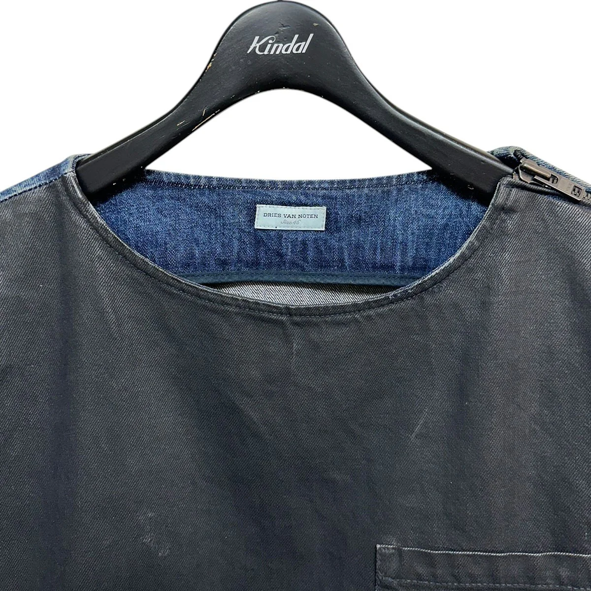 13AWCOATED DENIM PULLOVERコーティングデニムプルオーバーシャツ - Image 3