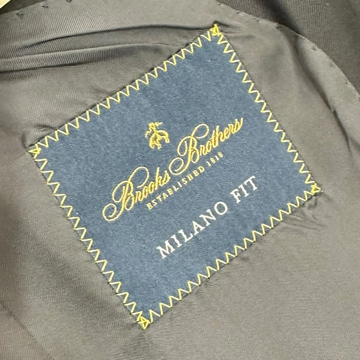 MILANO FIT 金ボタンブレザー3Bジャケット - Image 5