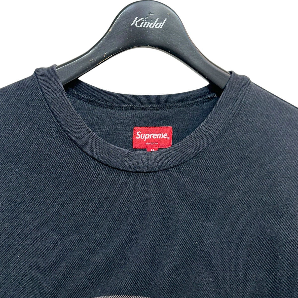 18SSShadow Stripe L／S Topシャドーストライプロングスリーブトップ クラシックロゴ鹿の子長袖Tシャツ - Image 3