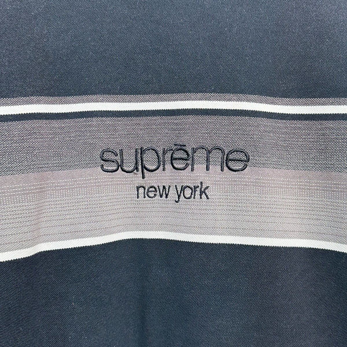 18SSShadow Stripe L／S Topシャドーストライプロングスリーブトップ クラシックロゴ鹿の子長袖Tシャツ - Image 4
