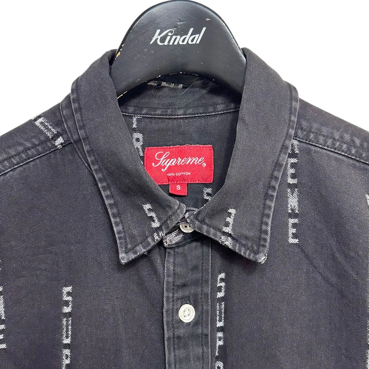 20AWLogo Stripe Jacquard Denim Shirtロゴストライプジャガードデニムシャツ - Image 3