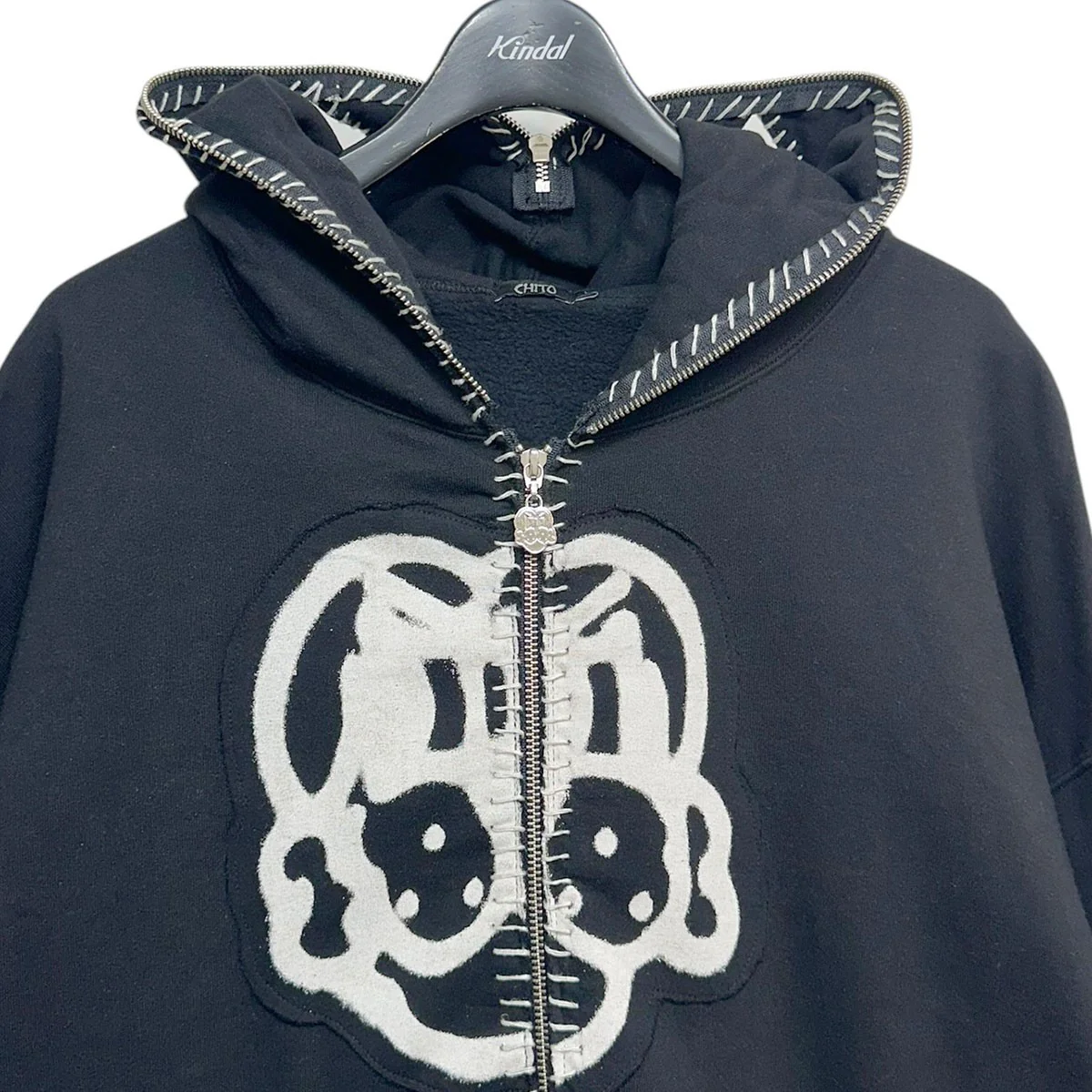 HAND-STITCHED FULL ZIP HOODIEハンドステッチフルジップフーディー - Image 3