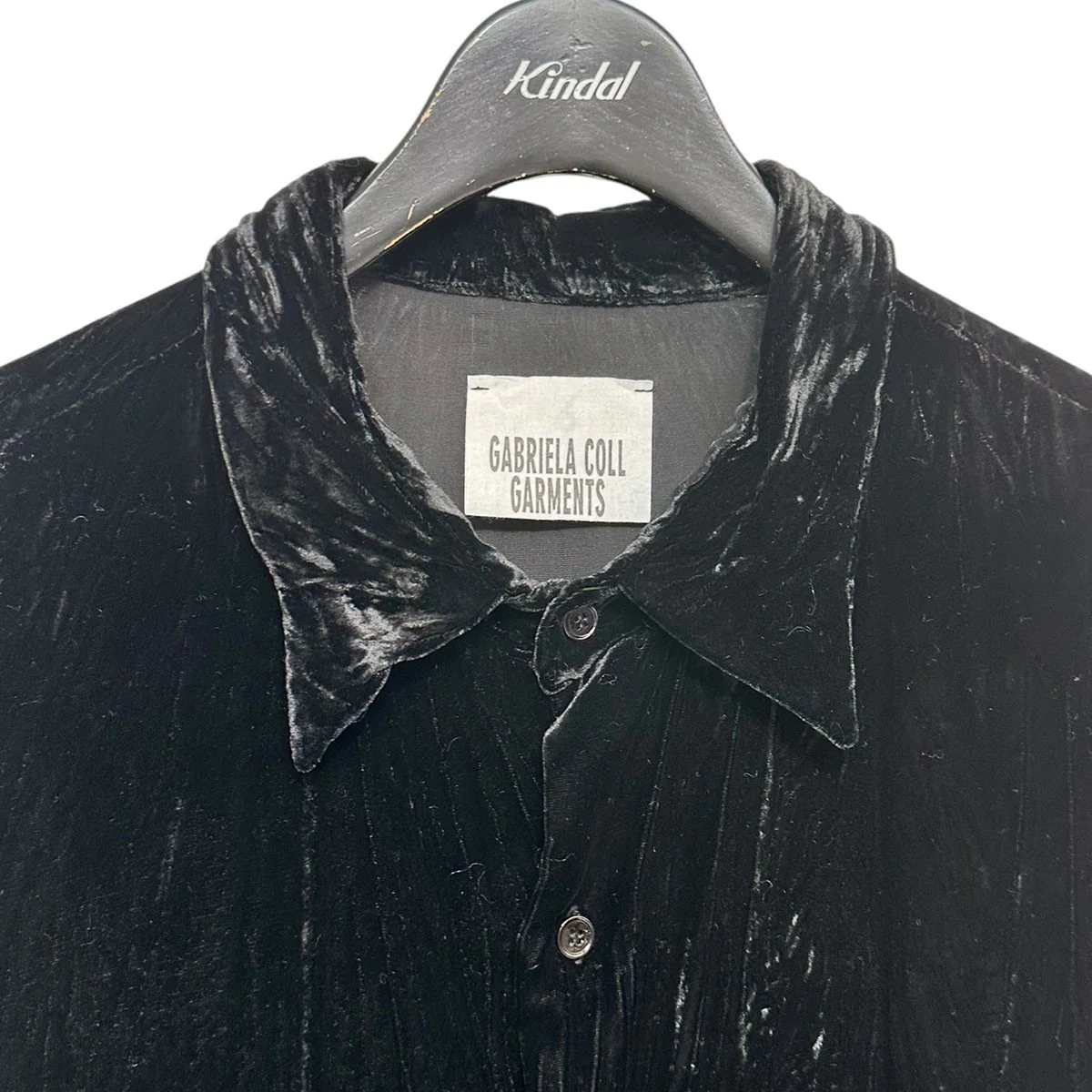 Crushed Velvet ShirtクラッシュベルベットシャツNo.118 - Image 3