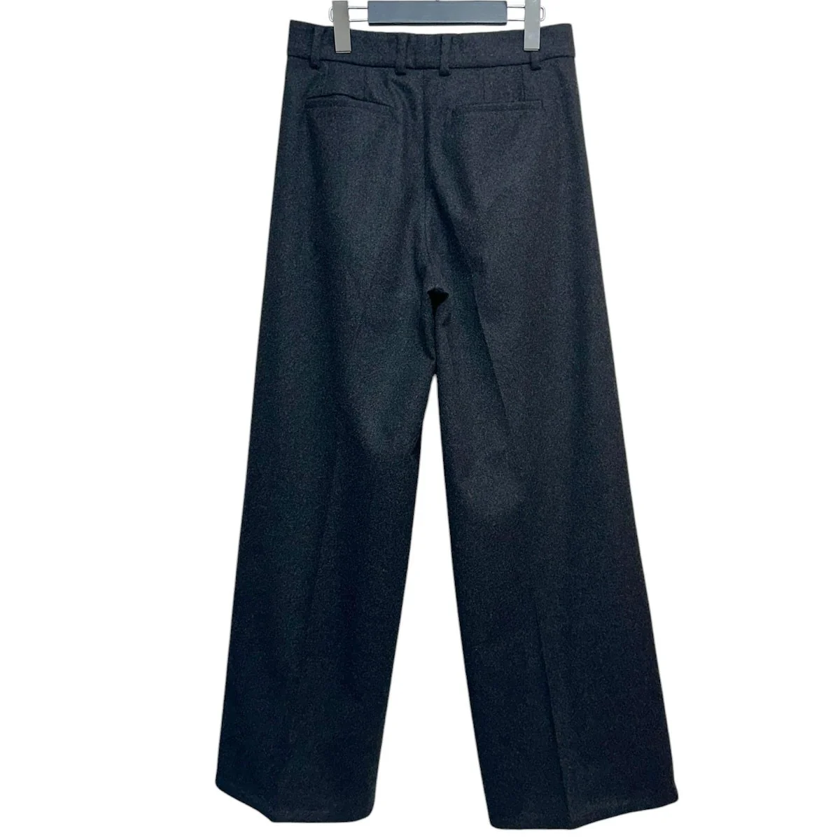 Raga Pleated Trouserウールカシミヤワイドトラウザー - Image 2