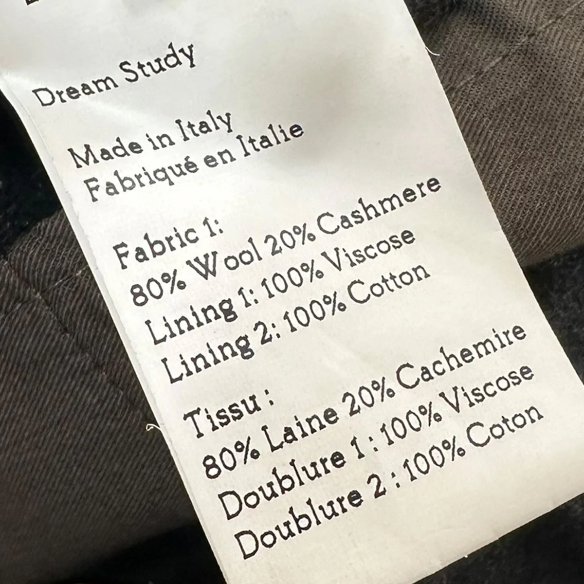 Raga Pleated Trouserウールカシミヤワイドトラウザー - Image 5