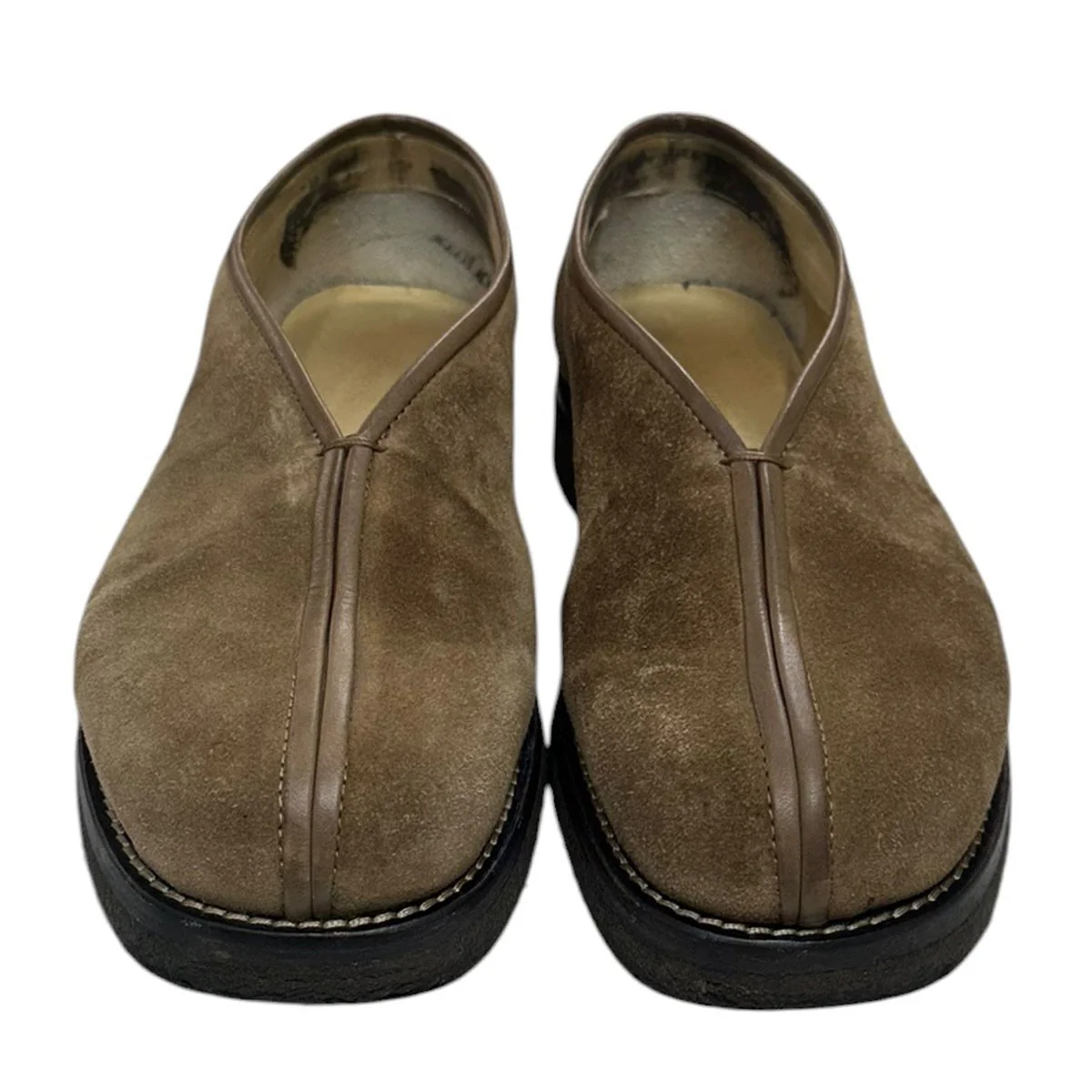 PIPED CREPE SLIPPERSクレープソールスウェードシューズ - Image 2