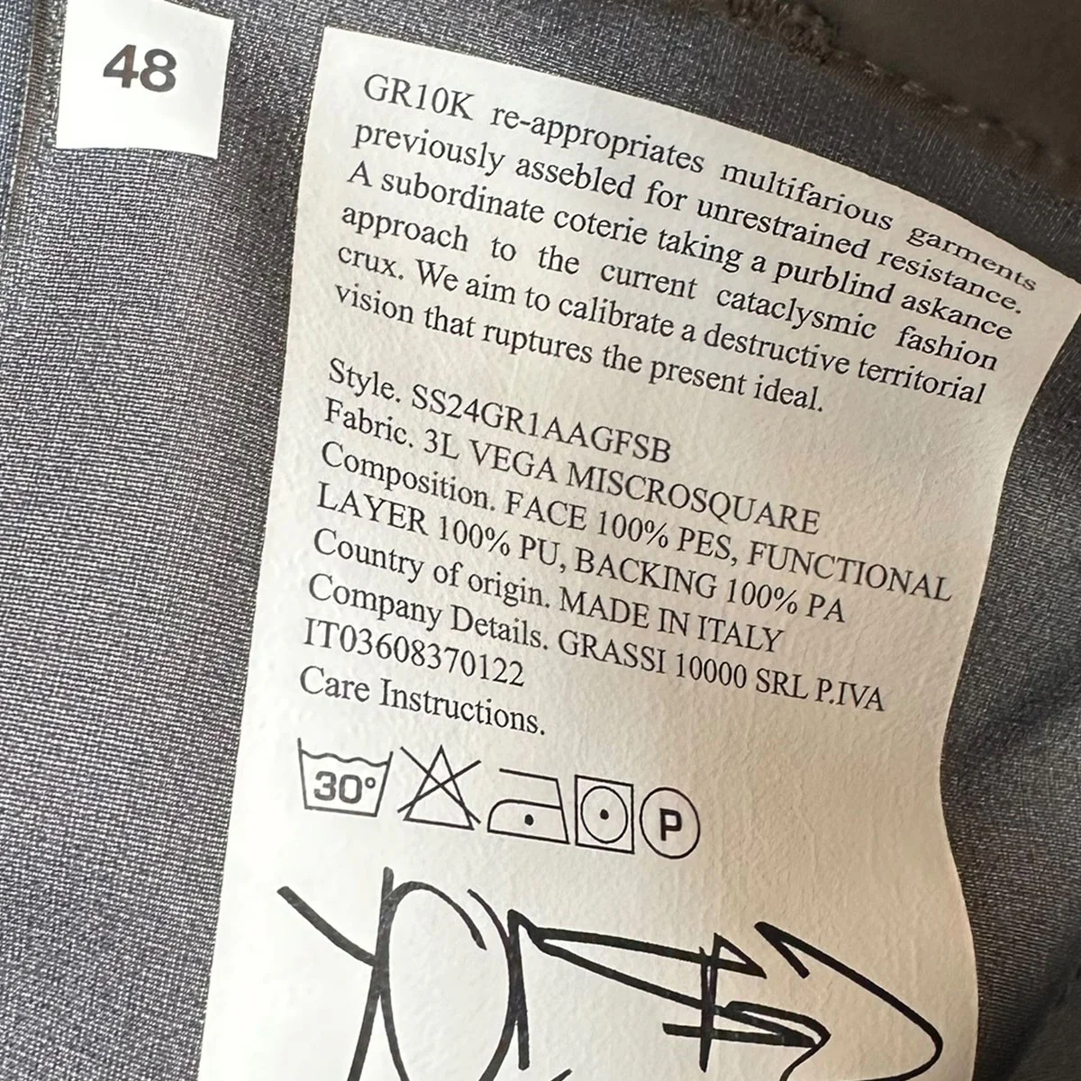 3L WR Arc PantsSS24GR1AAGFSB - Image 6