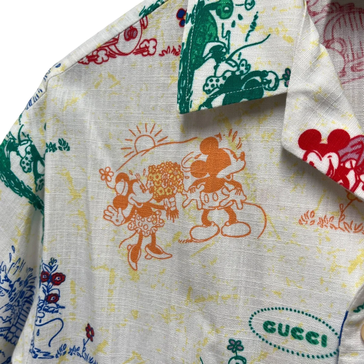 総柄ボウリングシャツ601604 - Image 4