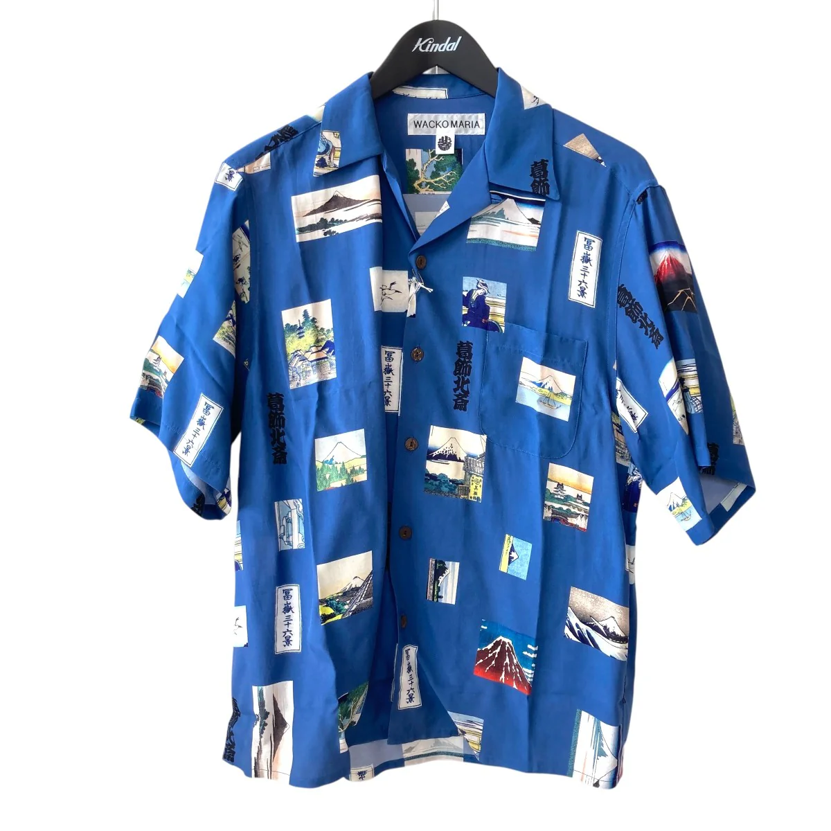 葛飾北斎 S S HAWAIIAN SHIRTアロハシャツHOKUSAI-WM-HI01