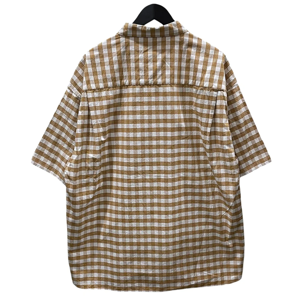 チェック柄半袖シャツ Cotton Silk PALAKA Check S／S Shirt コットンシルク パラカ チェックショートスリーブシャツ SUGS416 - Image 2